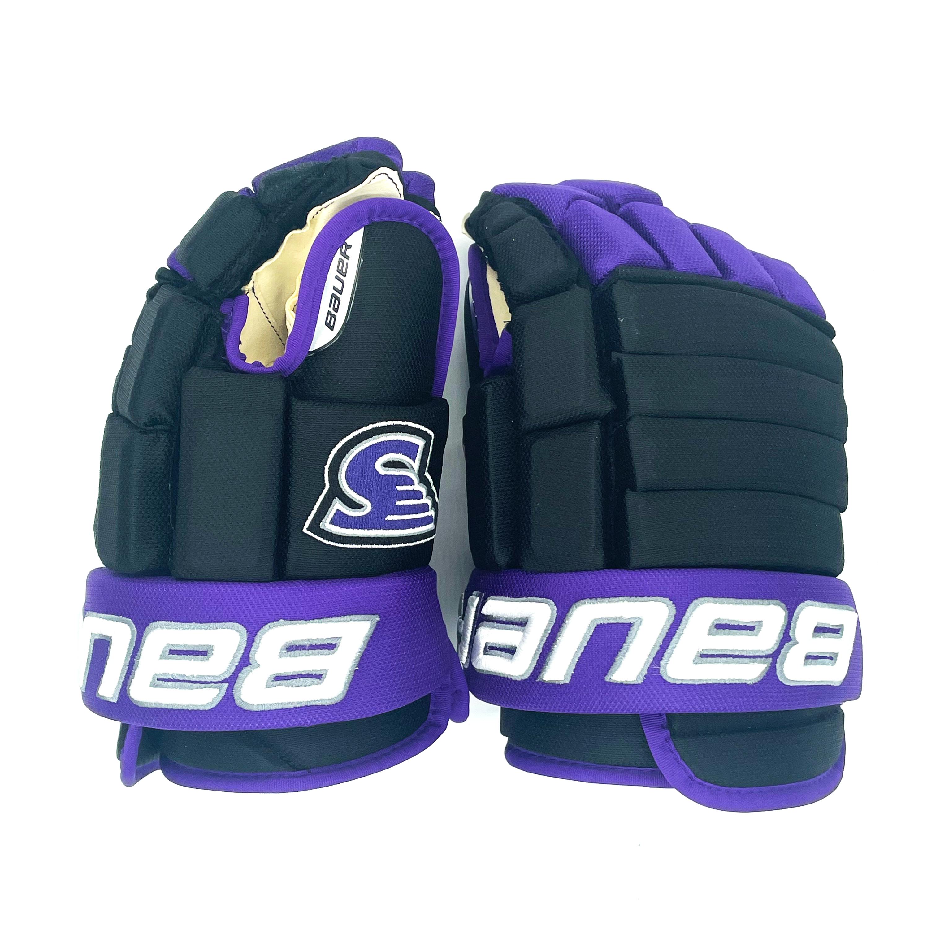 Gants Bauer Pro Team - NCAA Pro Stock (noir/violet)